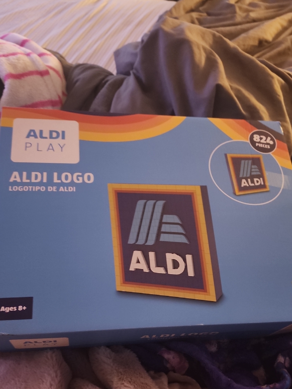 ALDI Play Kids Building Set - Blue ALDI Logo Construction Kit